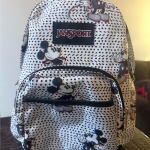 JANSPORT MINI BACKPACK- MICKEY GLITCH POLKA DOT